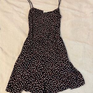 Zara Black and White Patterned Romper